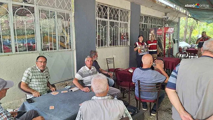 Elazığ jandarması vatandaşları çevre kirliliği ve yangınlara karşı bilgilendirdi!