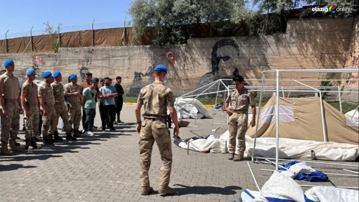 Elazığ'da jandarma personeline acil durum hazırlık eğitimi!