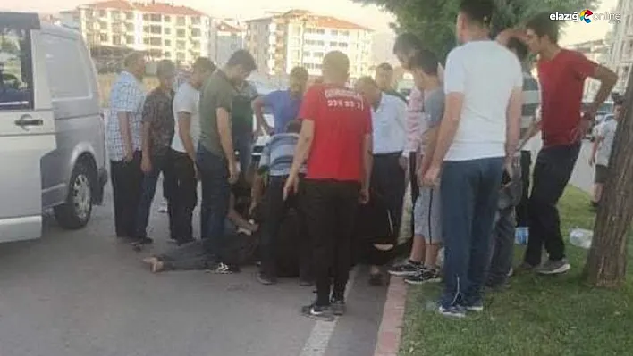 Elazığ'da kamyonet yayaya çarptı: 1 yaralı