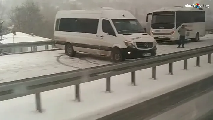 Hazırlıksız yakalanan sürücüler, yolda kaldı