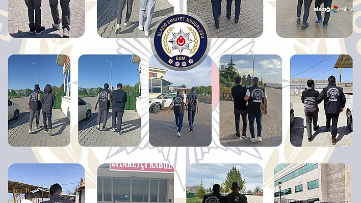 Elazığ Polisi Mayıs Ayında Suçlulara Göz Açtırmadı: 95 Tutuklama!
