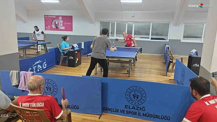 Kurumlar Arası Turnuvada Fair Play Ruhu: Elazığ'da Masa Tenisi Şampiyonası Coşkusu!