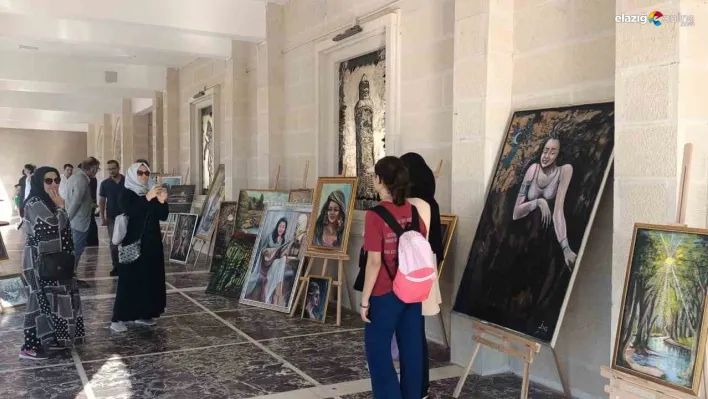 Elazığ'da sanat rüzgarı: 'Kuşaktan Kuşağa Resim Sergisi' açıldı