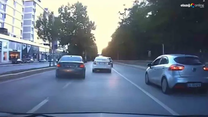 Zübeyde Hanım Caddesi'nde tehlikeli manevralar! Makas atan sürücü korku yarattı