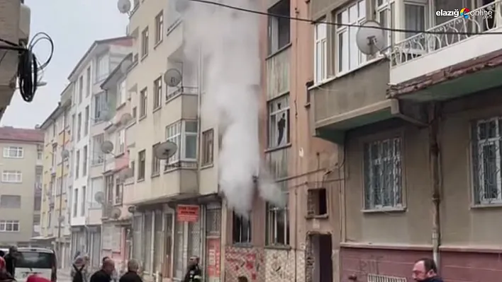 Elazığ'da Metruk Binada Yangın: Nailbey Mahallesi'nde Panik Anları!