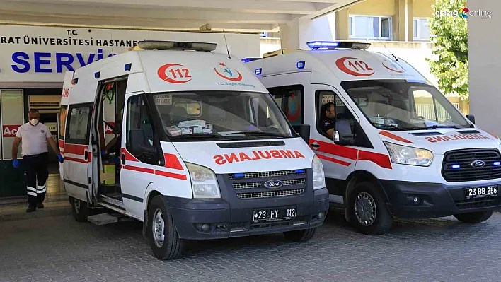 Elazığ'da Korkutan Motosiklet Kazası!