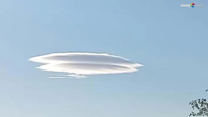 Kovancılar'da UFO Bulutları! Nadir Görüntüsüyle Şaşırttı