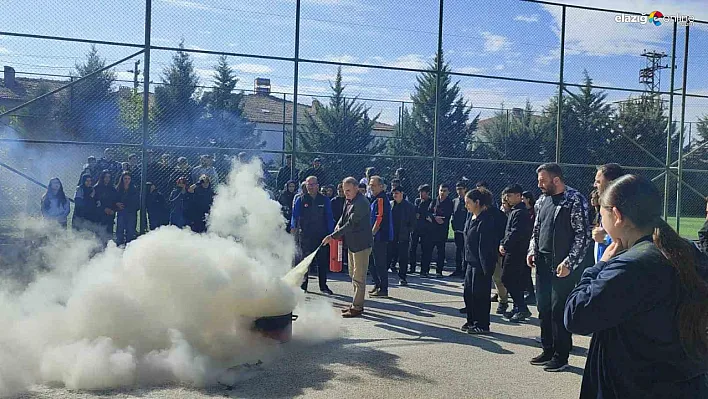 Elazığ AFAD, Okullarda Yangın Eğitimi Seferberliği Başlattı