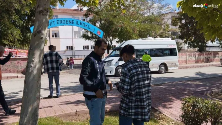 Elazığ'da okul önleri aralıksız denetleniyor