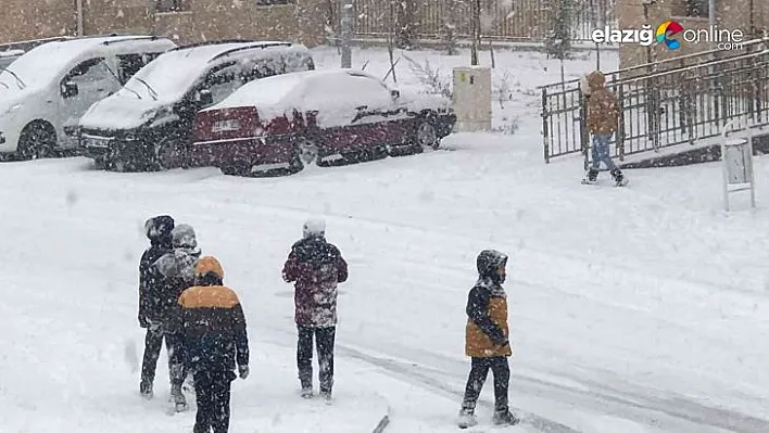 Elazığ'da okullar tatil edildi