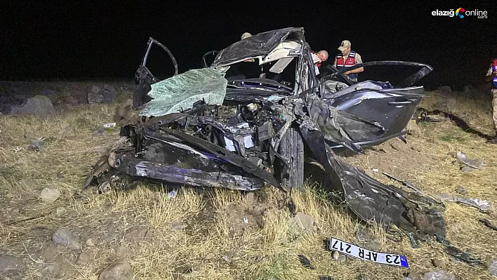 Elazığ-Bingöl Yolunda Can Pazarı: Biri Çocuk 2 Ölü, 3 Ağır Yaralı!