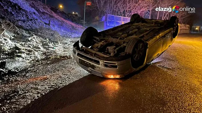 Şarampole uçan otomobilde 1 kişi hayatını kaybetti