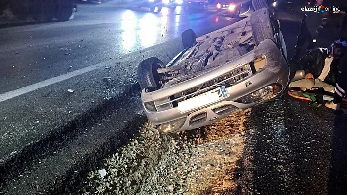 Kovancılar-Bingöl Karayolu'nda Feci Kaza! 2 Yaralı