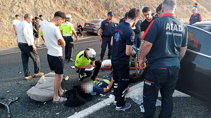 Elazığ-Diyarbakır Kara Yolunda Can Pazarı: 1'i Ağır 6 Yaralı!