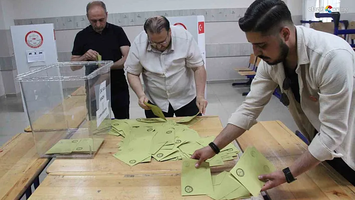 Elazığ'da Cumhurbaşkanlığı seçimi 2. tur oy kullanma işlemi sona erdi