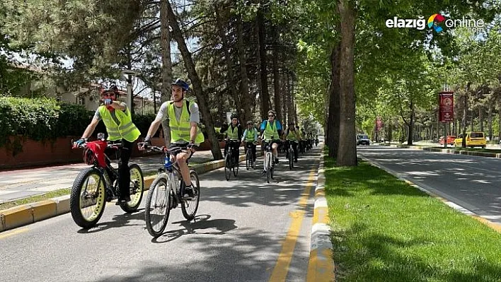Elazığ'da pedallar bağımlılıktan uzak nesiller için çevrildi