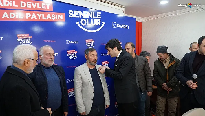 Elazığ'da Saadet Rüzgarı! Yeni Üyelerle Güçlenen Teşkilat Hedef Büyüttü!