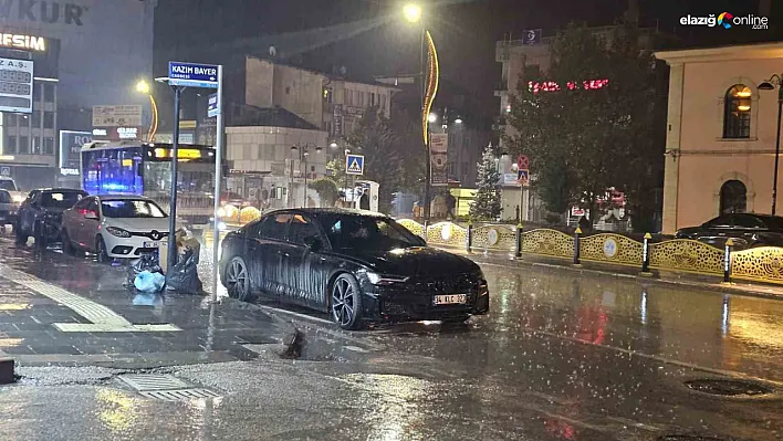 Elazığ'da sağanak yağış etkili oldu