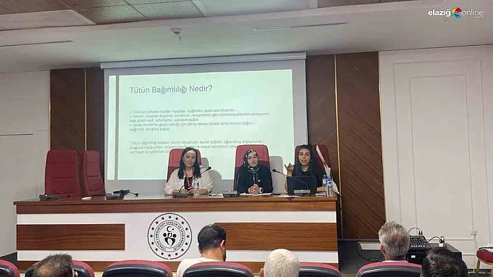Elazığ İl Sağlık Müdürlüğü'nden Tütünle Mücadelede Etkin Adım!