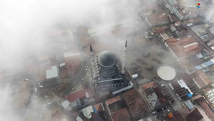 Elazığ'ın Sisle Örtülen Eşsiz Güzelliği Objektiflere Yansıdı!