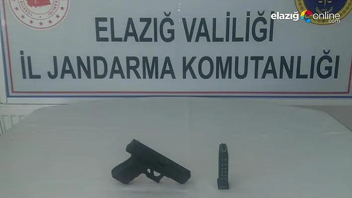 Elazığ'da şüpheli şahısta hayalet silah ele geçirildi