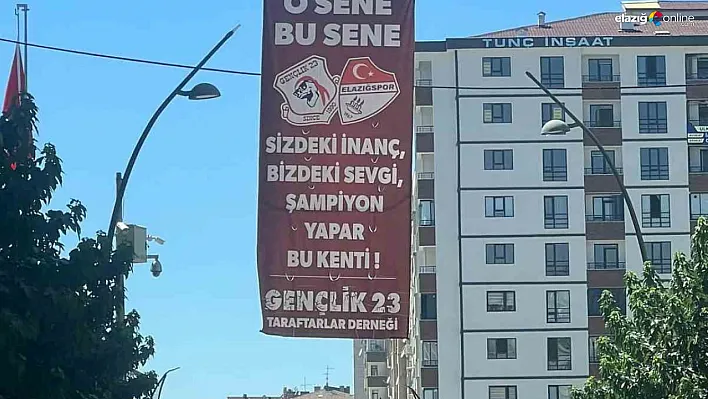 Elazığspor'a taraftarlardan tam destek