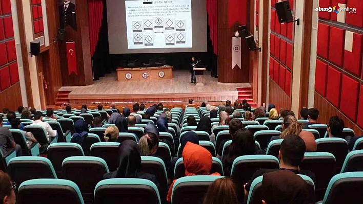 Fırat Üniversitesi Hastanesi Sağlık Çalışanlarını Tehlikeli Atıklar Konusunda Bilinçlendiriyor!