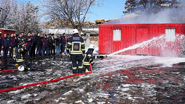 Elazığ İtfaiye Personeline Temel Yangın Eğitimi: 5 Günlük Eğitim Tamamlandı!