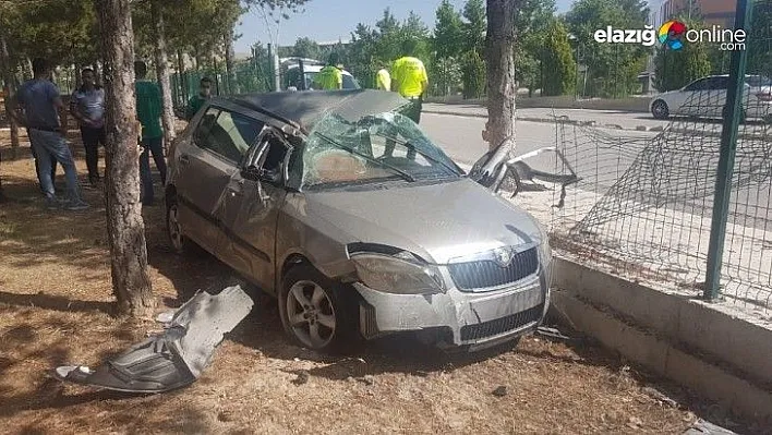 Elazığ'da trafik kazası: 1 yaralı