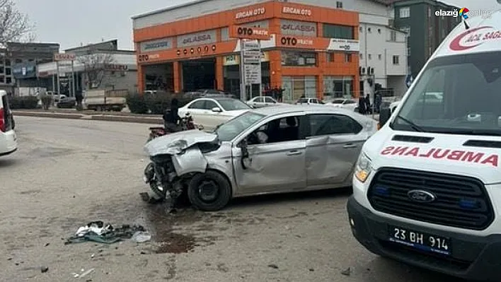 Elazığ'da Trafik Kazası: Otomobil ile Panelvan Çarpıştı, 1 Kişi Yaralandı!