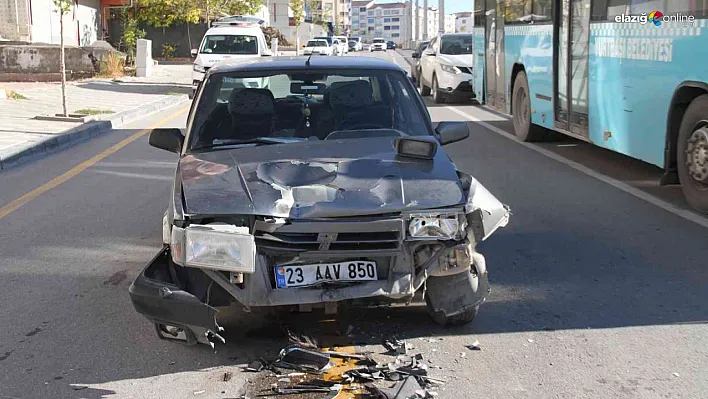 Elazığ'da trafik kazası: 2 yaralı