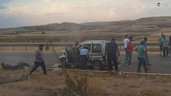 Elazığ'da trafik kazası: 2 yaralı