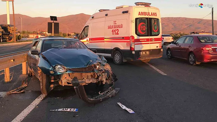 Elazığ- Bingöl karayolunda kaza! 4 yaralı