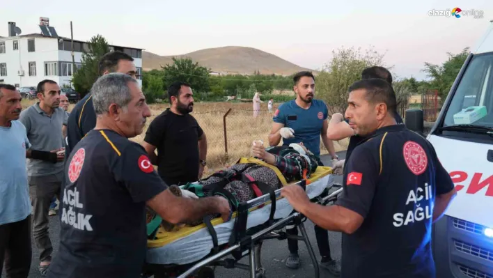 Elazığ Örençay Köyü'nde trafik kazası! 6 yaralı