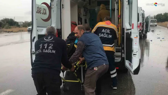 Elazığ'da trafik kazası: 8 yaralı