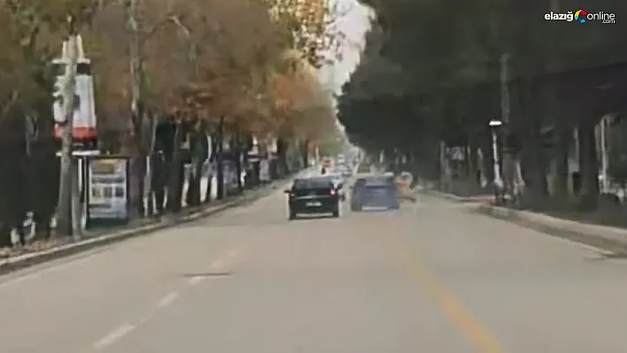 Elazığ'da kural tanımaz sürücü trafikte tehlike saçtı