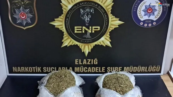 Elazığ'da uyuşturucu operasyonu!