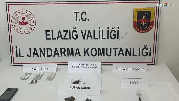 Elazığ'da Uyuşturucu Baskını! Jandarma Ekiplerinden Şüpheliye Nefes Kesen Operasyon