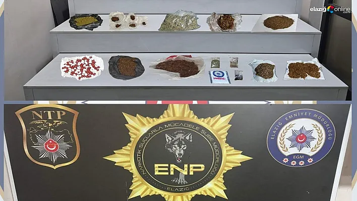 Elazığ'da Uyuşturucuya Geçit Yok: Narkotik Ekiplerinden Operasyon!