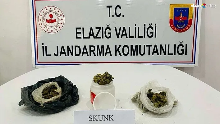 Elazığ'da uyuşturucu operasyonu! 1 gözaltı