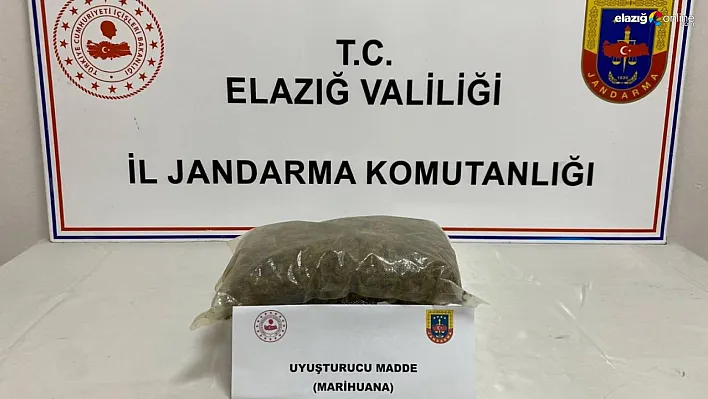 Jandarma Elazığ'da Uyuşturucuya Geçit Vermedi!