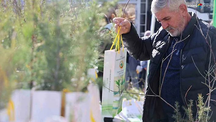 Elazığ'da 23 Bin Fidan Ücretsiz Dağıtıldı: Ağaçlandırma Gününde Büyük İlgi