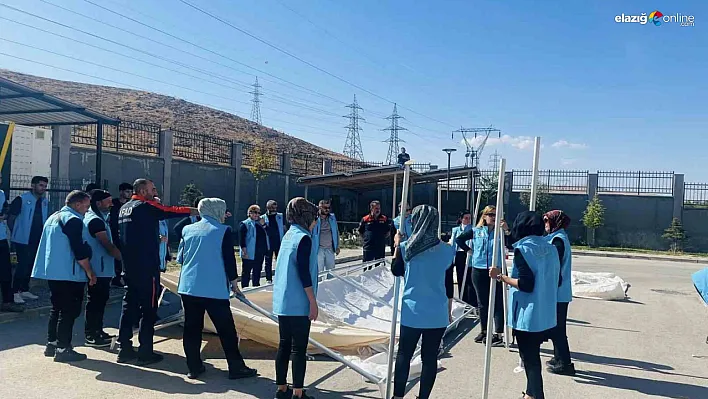Elazığ İl AFAD'dan EKUT Ekibine Uygulamalı Eğitim!