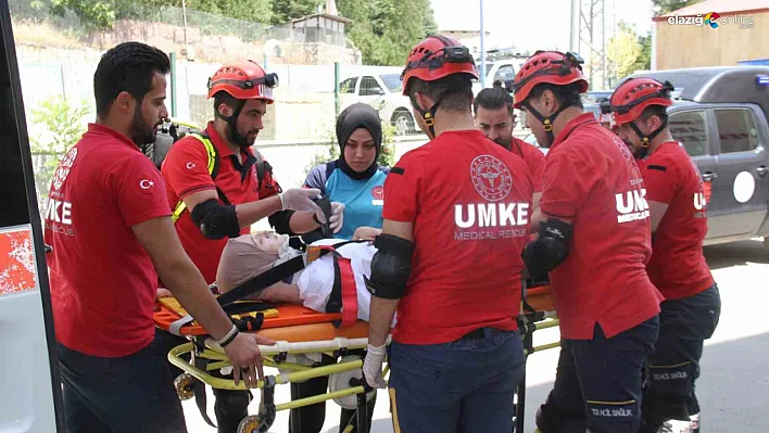 Elazığ'da yangın tatbikatları devam ediyor