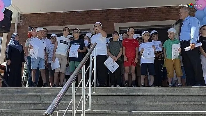 Elazığ Mescid-i Aksa Kur'an Kursu'nda Coşkulu Kapanış Programı!