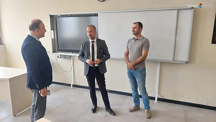 İl Milli Eğitim Müdürü Şahin Sahaya İndi: Elazığ'da Eğitim Öncesi Denetim!