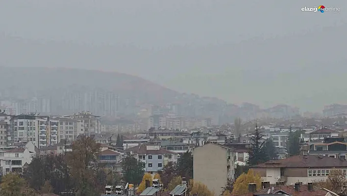 Elazığ'da Yoğun Sis Etkisi: Yüksek Kesimlerde Görüş Mesafesi Azaldı!