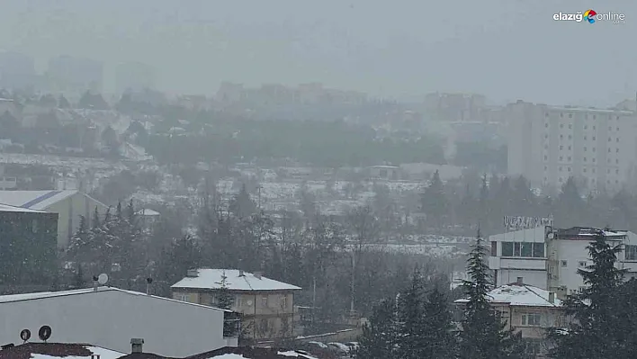 Elazığ'da Yüksek Kesimlerde Görüş Mesafesi Düşüyor: Kar ve Sis Uyarısı!