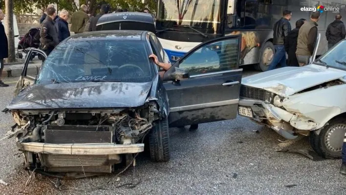 Doğukent Mahallesi'nde zincirleme kaza!