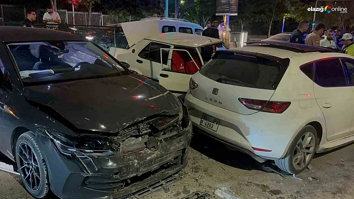 Elazığ'da 5 Araç Birbirine Girdi: Çok Sayıda Yaralı Var!